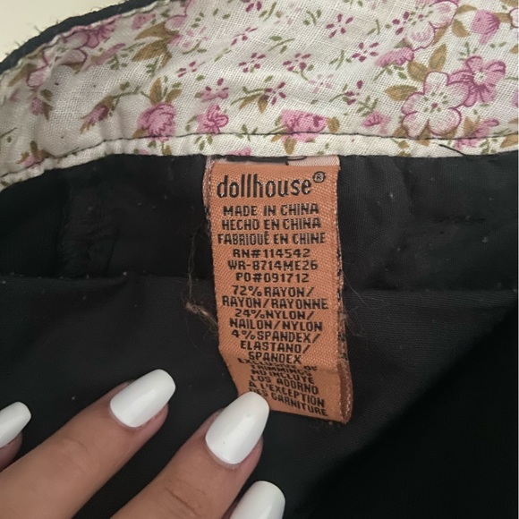 Black Dollhouse Shorts - Picture 4 of 5